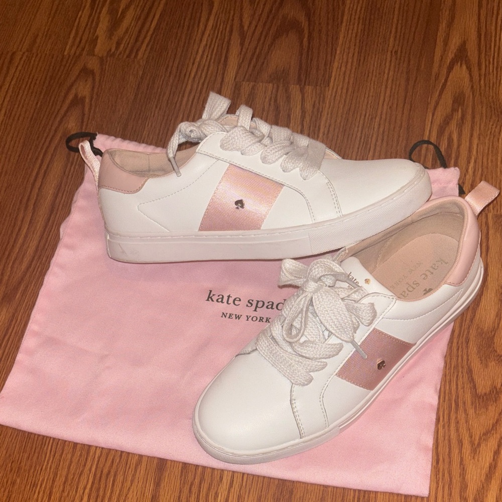 Kate Spade Cream and Pink Sneakers - Picture 4 of 5